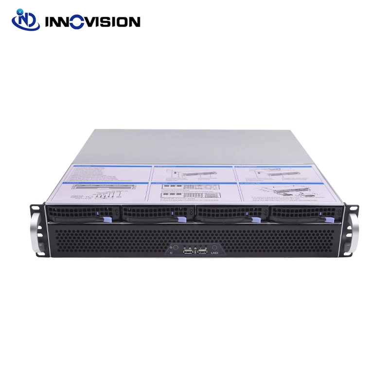 

Flexible Ultra short 2U case L=400mm huge storage 4bays hotswap 2U rack server chassis for firewall/NVR