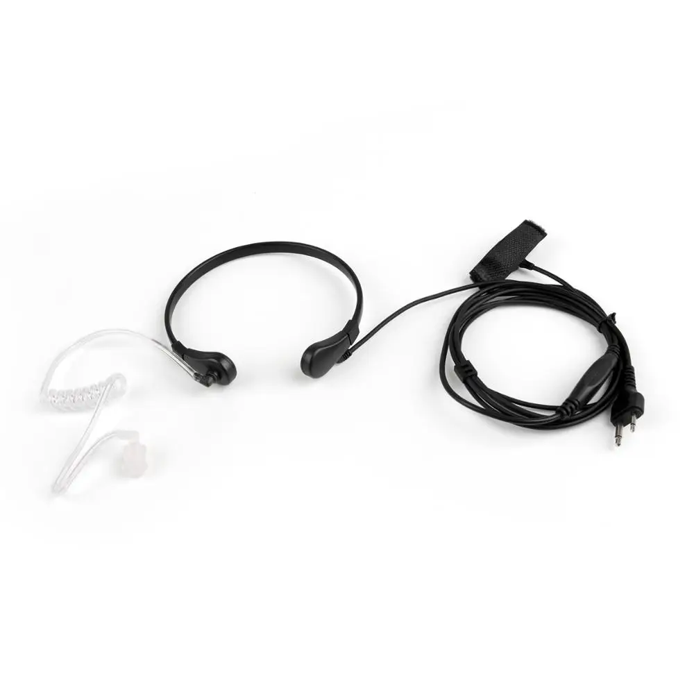 Artudatech 5Pcs For Icom IC-V82 IC-U82 IC-V80 IC-V8 Throat Covert Acoustic Tube Headset Mic