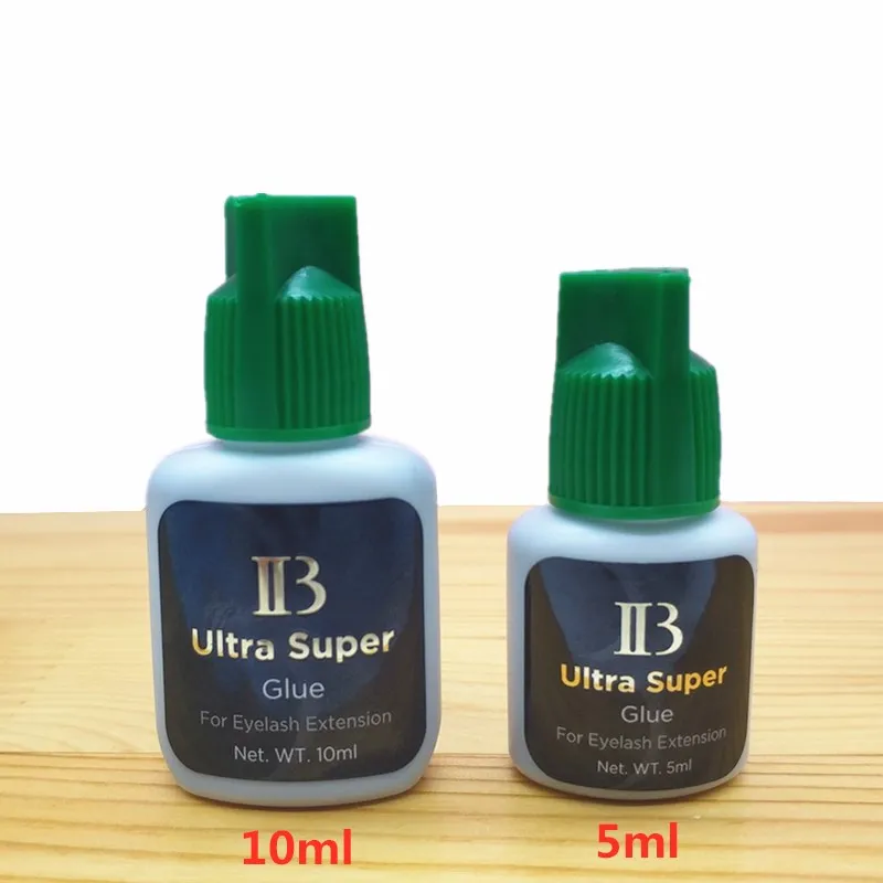 10 bottles Black False Eyelashes Glue IB Ultra Super Glue Individual Fast drying glue for eyelash extensions  5ml/10ml