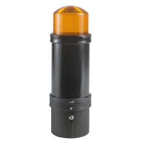 XVBL6B5 Harmony XVB, Illuminated beacon, plastic, orange, Ø70, flashing, integral flash discharge tube, 5 joule, 24 V AC/DC