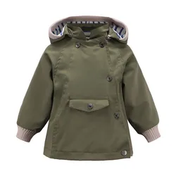 Hot sale 2022 baby boys girls windproof waterproof jackets children kids double-deck jackets outwear