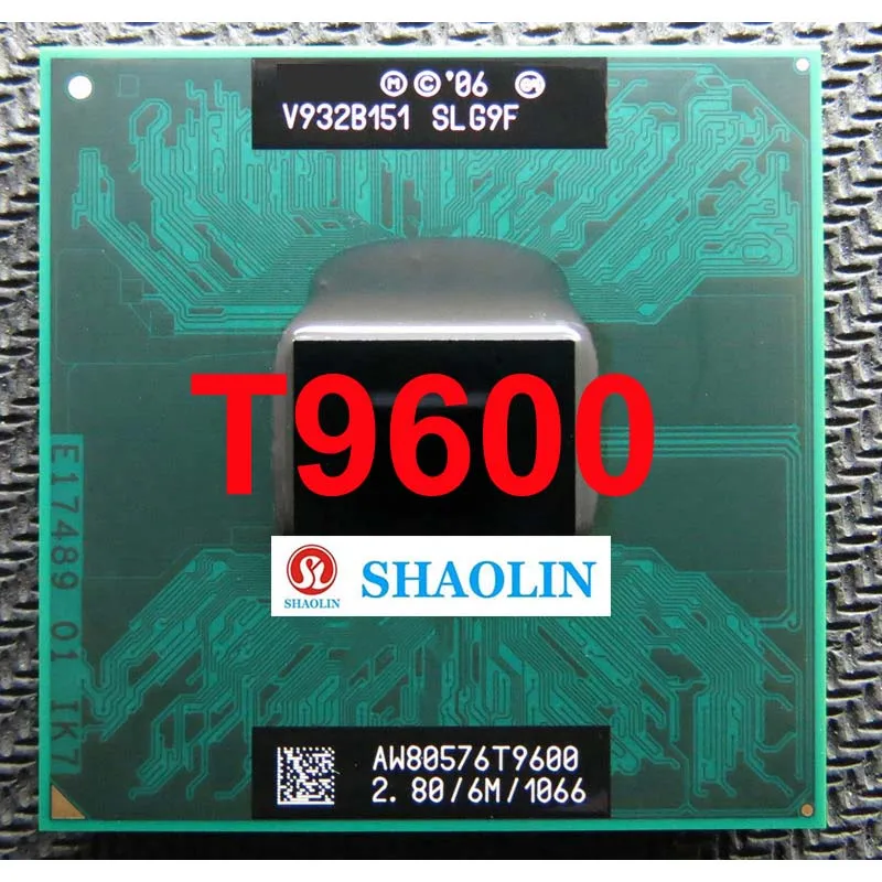 Notebook CPU P8600 P8700 P8800 P9500 P9600 P9700 T9400 T9550 T9600 T9800 T9900 X9100 CPU