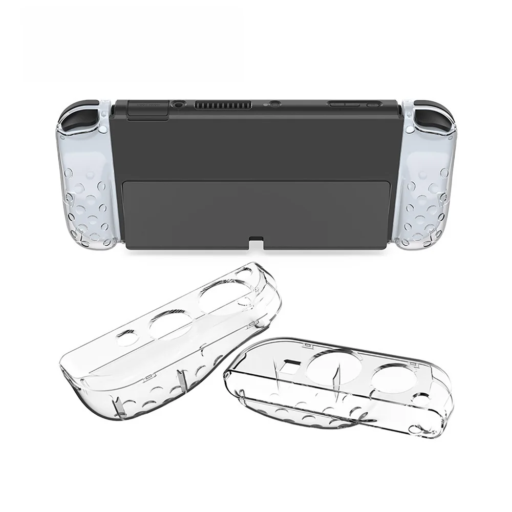 Crystal Protective Case Anti-Drop Shell Protective Hard Shell for Switch OLED