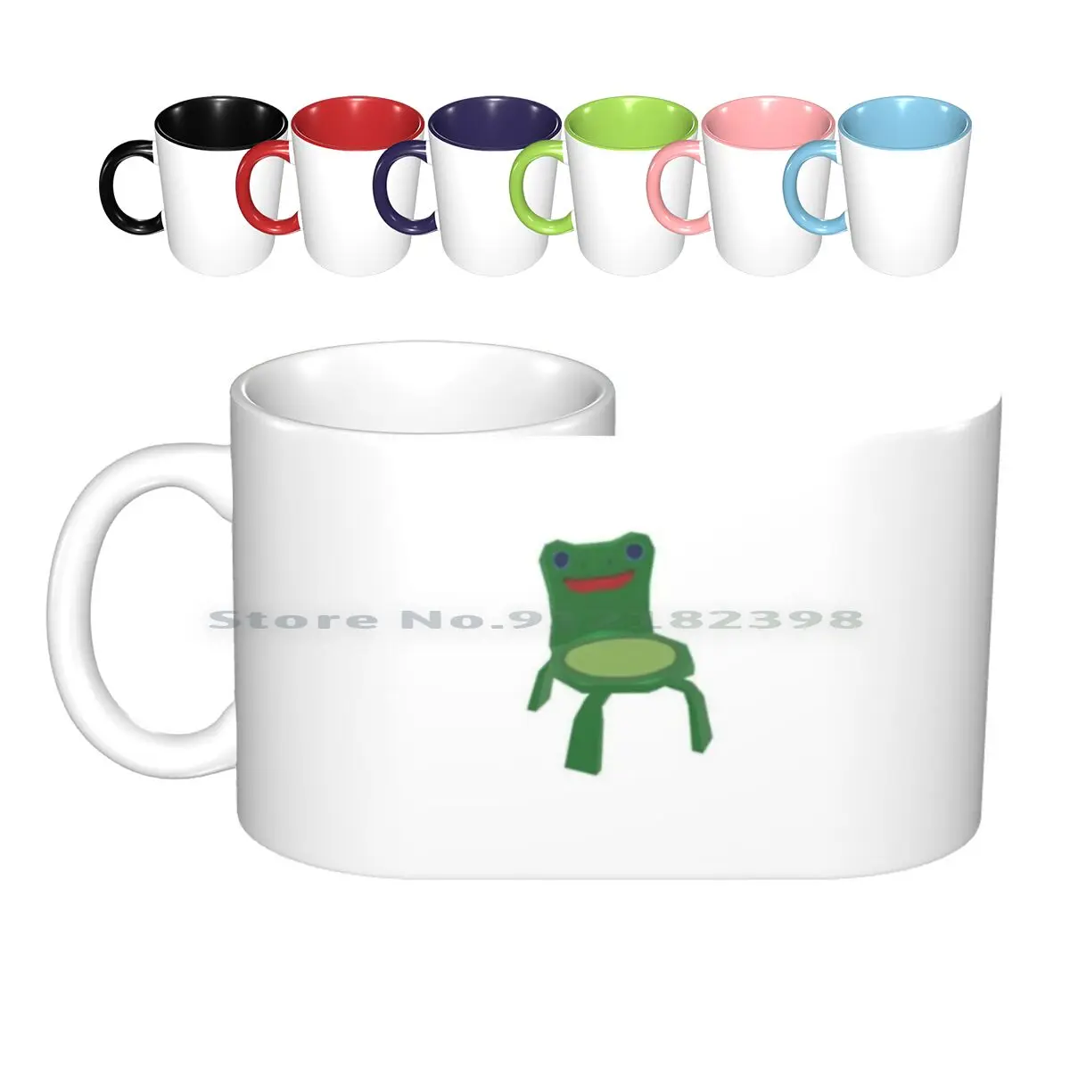 Froggy Chair Ceramic Mugs Coffee Cups Milk Tea Mug Animal Tom Nook Isabelle Switch Meme Animal New Leaf Animal New Horizons New