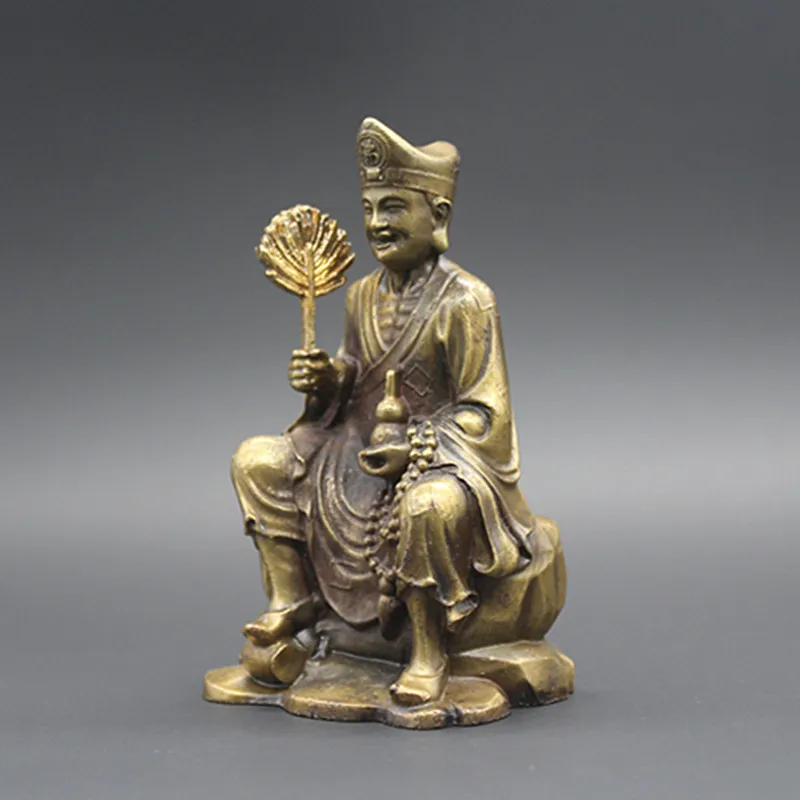 Jigong ornaments  geomantic bronze, zhenzhai ward off evil spirits  Exquisite Jigong Buddha crafts and ornaments