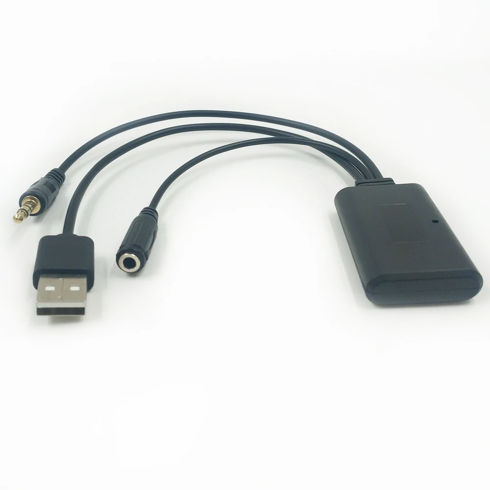 Biurlink Universal Car Bluetooth AUX USB Adapter Microphone USB 5V for VW Volkswagen BMW Hyundai Toyota