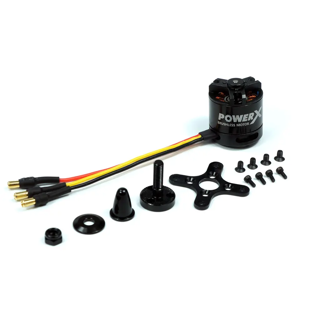 

Power-X MC2216 950KV Brushless Motor for RC Fixed Wing Plane Airplane Helicopter Drone Quadcopter Multicopter Multiroter