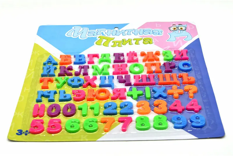 Russian Alphabet Fridge Refrigerator Message Board Kids Magnetic Letters Children Educational & Learning Toys Magnets Alphabets