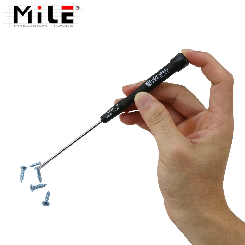 75mm Lengthened Magnetic Screwdriver PH00 PH000 1.5 2.0 Slotted Flatted Head For Mobile Phone Computer Disassemble Repair Tools