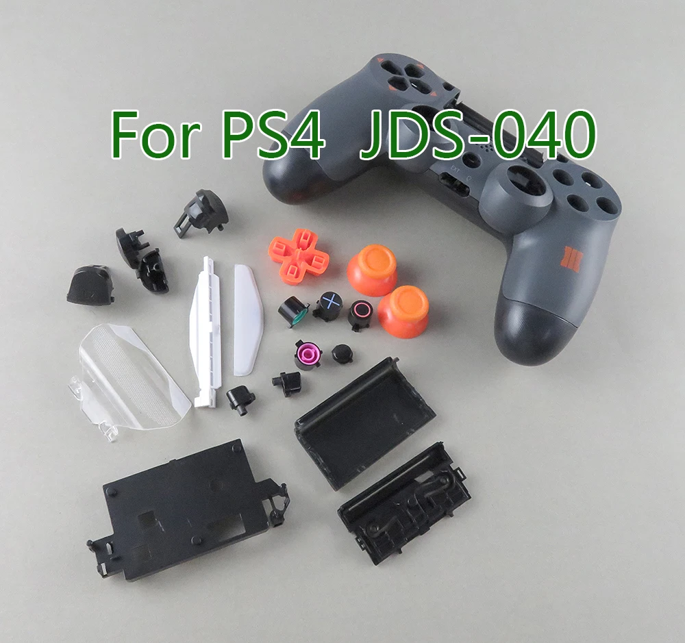 

4sets Full shell Buttons Mod Kit For PS4 JDS 040 JDS 001 For PlayStation 4 PS4 Pro Slim Housing Cover Case JDS-001 JDS-040