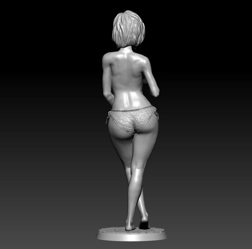 1/24 75mm 1/18 100mm Resin Model Office Sexy Girl Figure Unpainted No Color RW-440