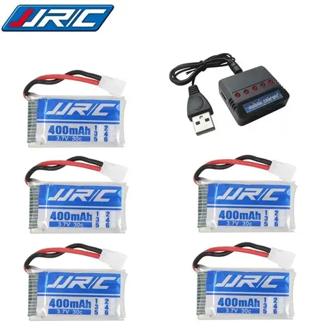 Original Battery and Charger 3.7V 400mAh 30C Rechargeable Battery for JJRC H31 RC Spare Parts 3.7V Lipo Battery for JJRC H31