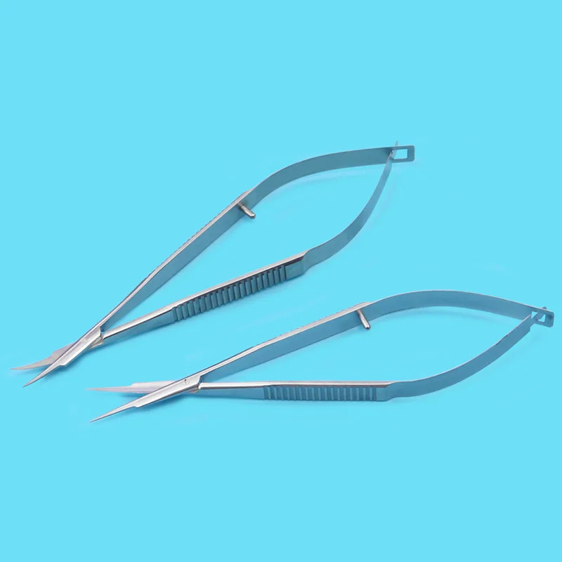 

Ophthalmology Microscopy Instruments Conjunctival Forceps Double Eyelid Surgical Scissors 12.5cm Small Scissors