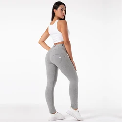 Shascullfites Melody Grey Running Leggings Girl Tight Elastic Fitness Pants Bum Lift Pencil Pants Women Clothing