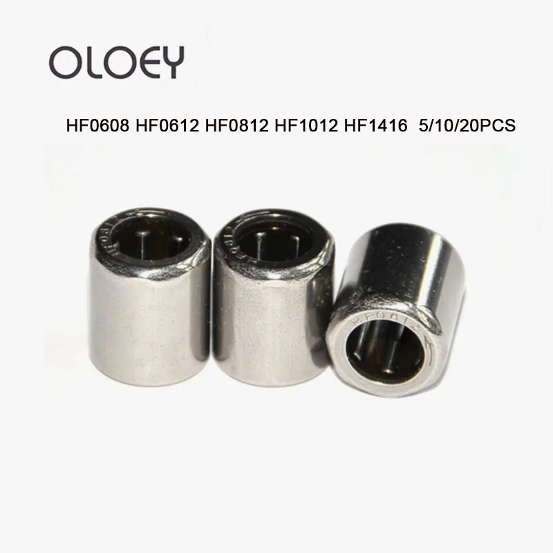 

HF0608 HF0612 HF0812 HF1012 HF1416 5PCS Single Way Needle Bearing One Way Roller Bearing Corrosion Resistance And Good