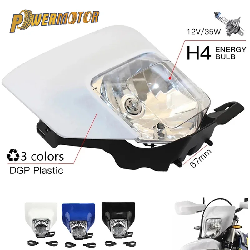 New Motorcycle Headlight Headlamp Head Light Lamp For Husqvarna FC FE TC FX TE TX 125 250 300 350 450 501 FE250 FC250 TC25