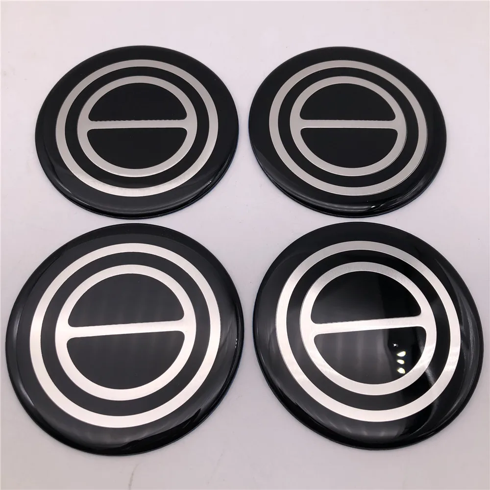 4PCS Set Aluminum Epoxy Resin 90mm 3.55“ Fit for 1980-1996 F150 Bronco Car Wheel Hub Center Cap Badge Emblem Sticker