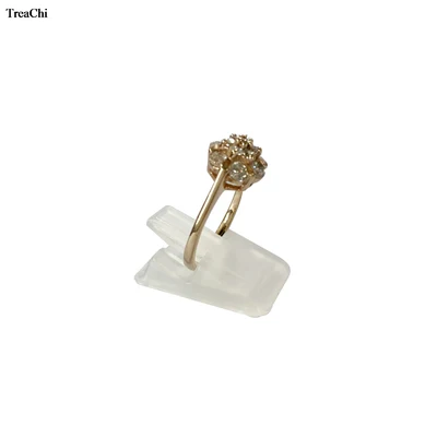 Wholesale Mini Ring Jewelry Display Stand Diamond Ring Storage Organizer Holder  Ring Decoration Clip Stand 20Pcs