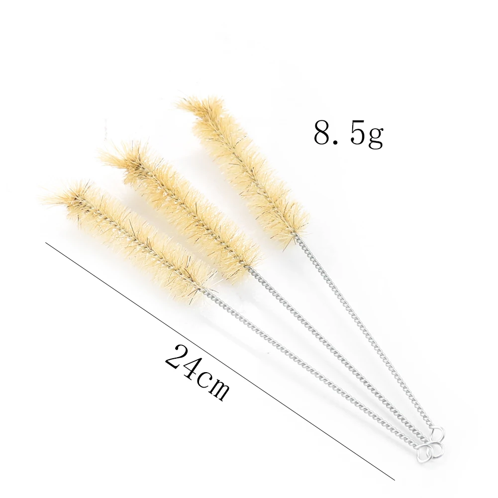 5PCS Bristle brush Chemistry Test Tube Bottle Wash Cleaning Brushes Pig hair Cleaner Lab Measuring cup Cleaning Tool accessories