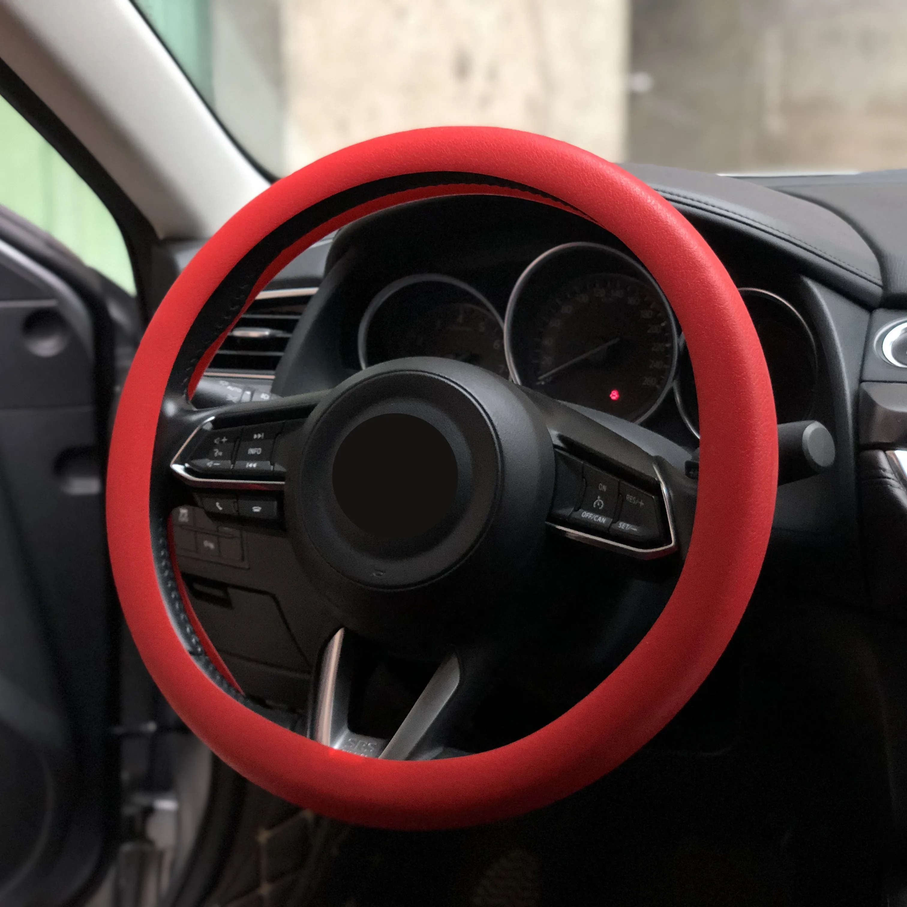 Car Silicone Steering Wheel Cover For DACIA SANDERO STEPWAY Dokker Logan Duster Lodgy