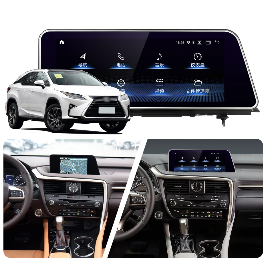 COHO For LEXUS RX300 350 450 2015-2018 Android 11.0 Octa Core 6+128G Car Multimedia Player Stereo Radio