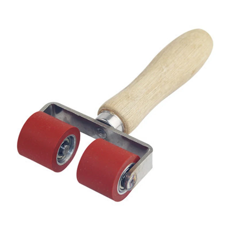 20mm Double Head Silica Gel Pressure Roller for PVC Hot Air Gun Plastic Membrane Welding Machine Tool Accessories