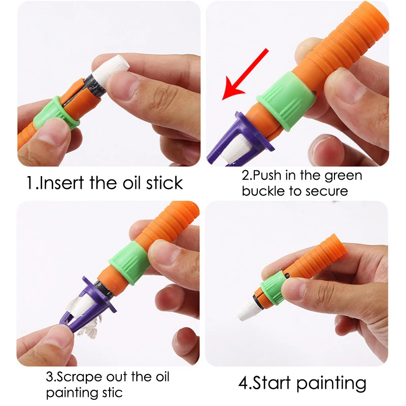 Tranh Sơn Dầu Dính Mở Rộng Gọt Bút Chì Đa Năng Bút Nắp Bút