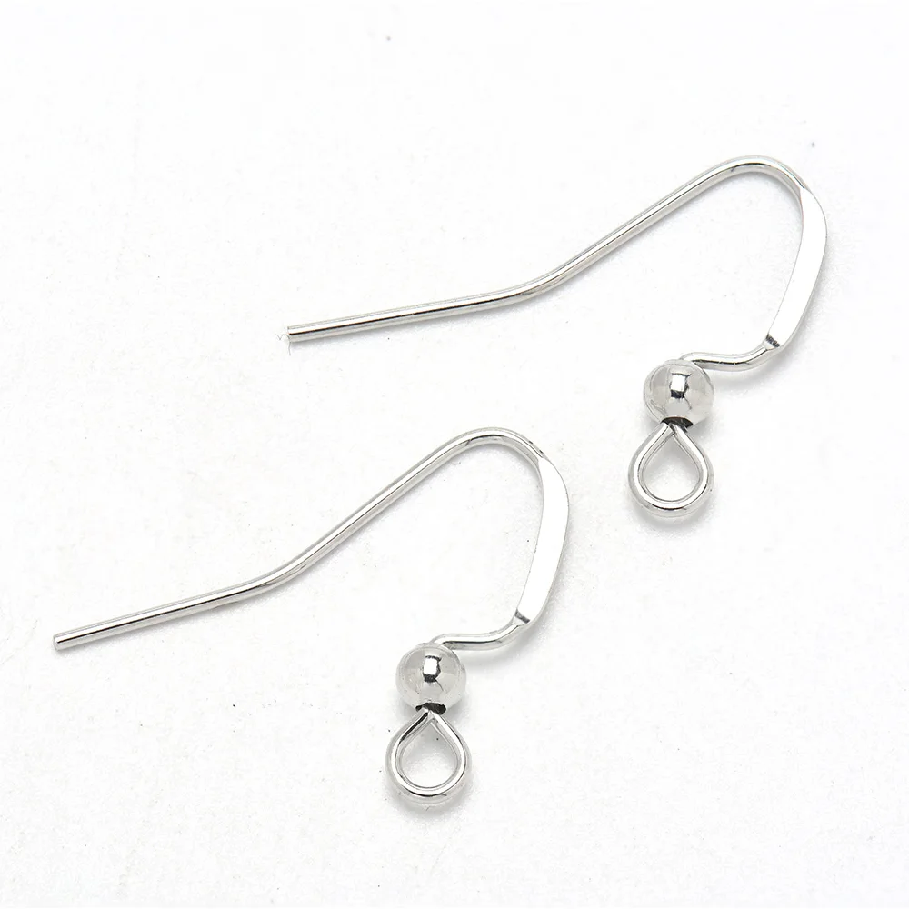 100pcs Earring Hooks Hypo allergenic French Ear Wires Nickel Free Brass Fish Hook Earrings Making Supplies Jewelry Findings