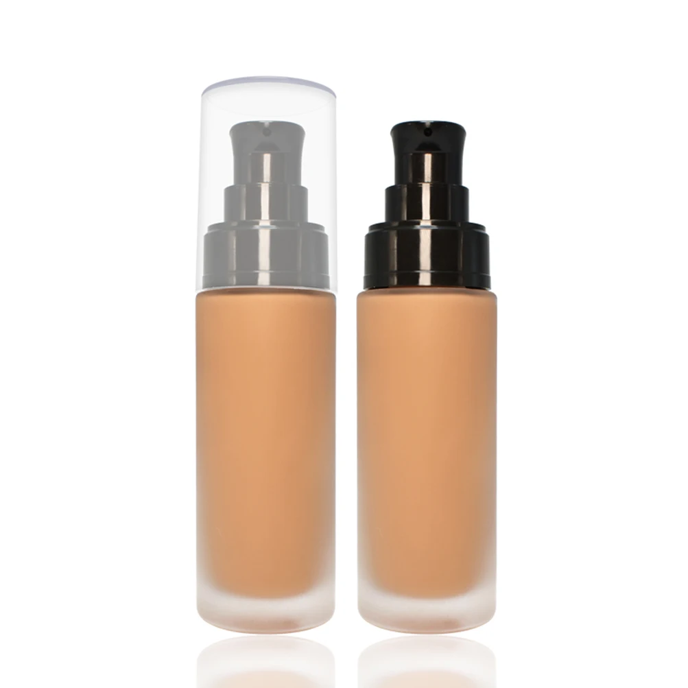 

10 Colors Natural Moisturizer Liquid Foundation For Brown Skin Private Label Cosmetics Wholesale Concealer Face Base Makeup