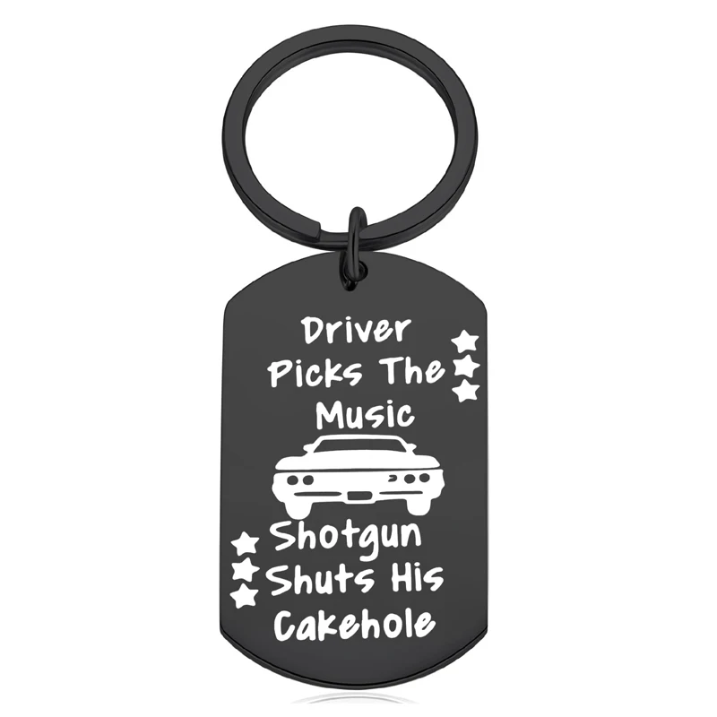 Funny Keychain Supernatural Tv Show Fan Inspirational Music Lover Best Friend Coworker Driver Picks Birthday Graduation Keyring