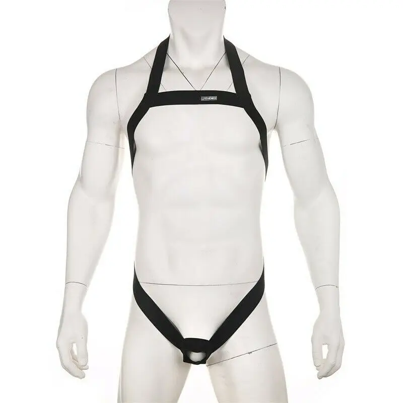 SFP EnvironLingerie pour hommes avec retenue d\'anneau de pénis, poitrine complète, sous-vêtements fétichistes genci, costume de bondage Wlwear