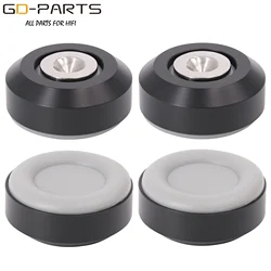 Médailles colorées pour haut-parleur audio Hifi, pied de support d'isolation CD, coussretours conique à pointe, amortisseur en polymères, base d'amortisseur en acier inoxydable, 46x20mm
