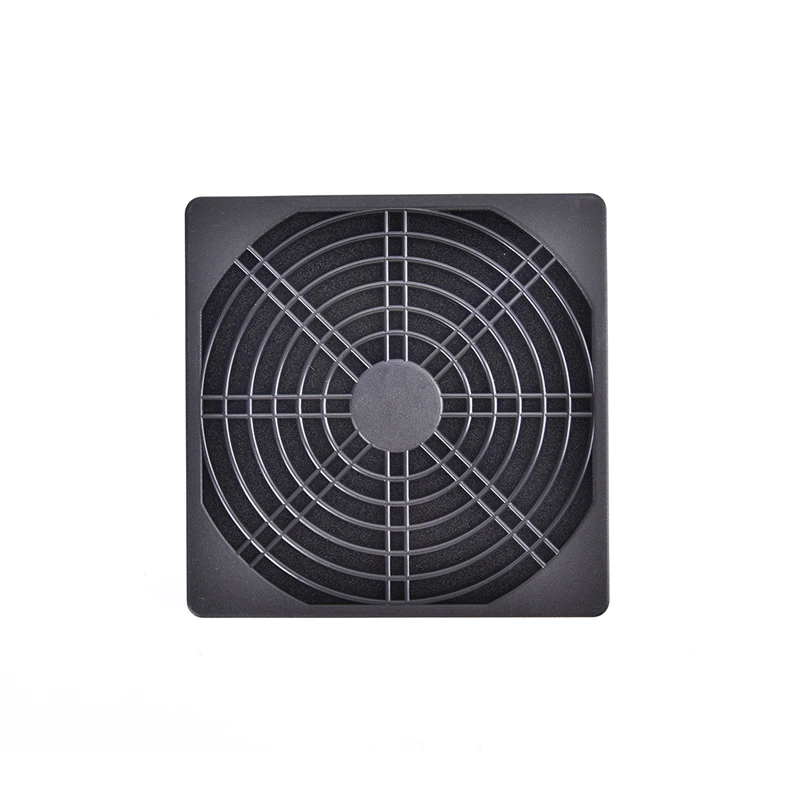 1PC 12cm Dust Cover Plastic Dust-Proof Net Computer Case Fan Three In One Grille 5PC 12cm Cuttable Black PVC PC Fan Dust Filter