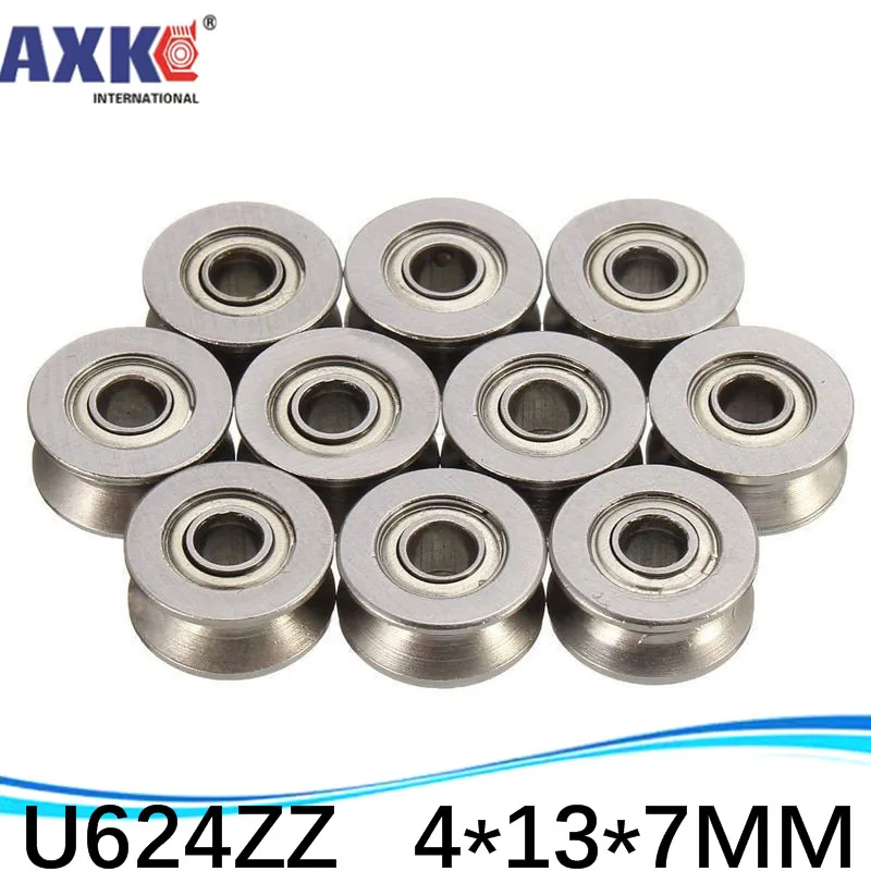 

U624ZZ U Groove Sealed Ball Bearings Vgroove 4 x 13 x 7 mm miniature bearing with u-shaped slot 624UU SZU4-13