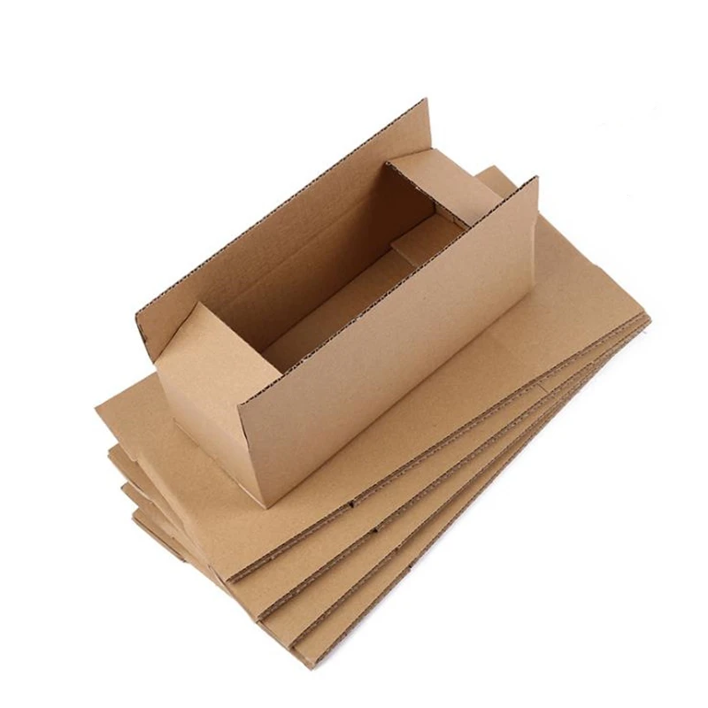Brown Corrugated Paper Box Aircraft Carton Gift Packing Box Sock Package Hard Paper Gift Box Thicken 10pcs/lot