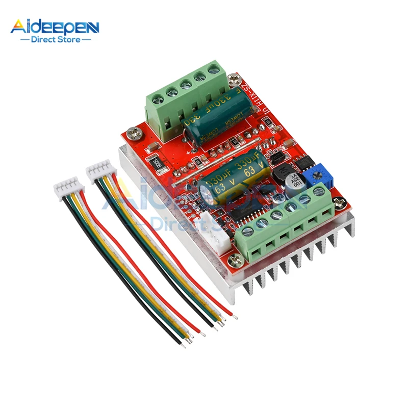 DC 9-60V 400W 3 Phases Brushless With Hall Sensor Motor Controller Board BLDC PWM PLC Motor Driver Board 12V 24V 48V