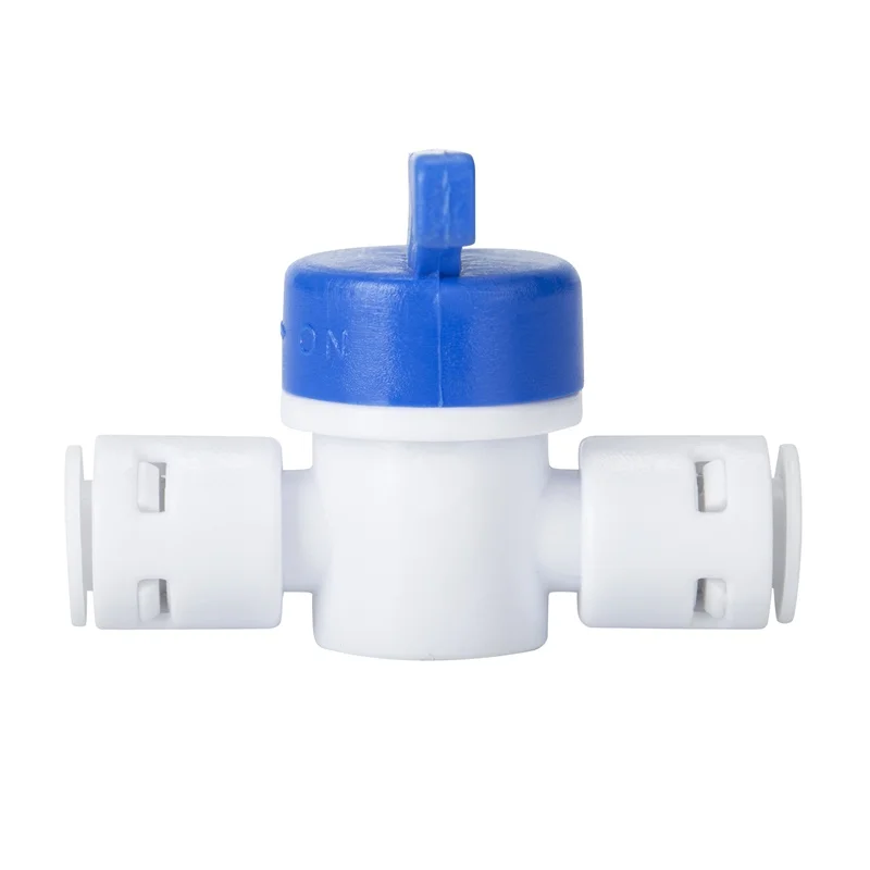 Water Straight Plastic Ball Valve Hose, Quick Connect Ball Valve, Water Reverse Osmosis Aquarium System Fittings Connection