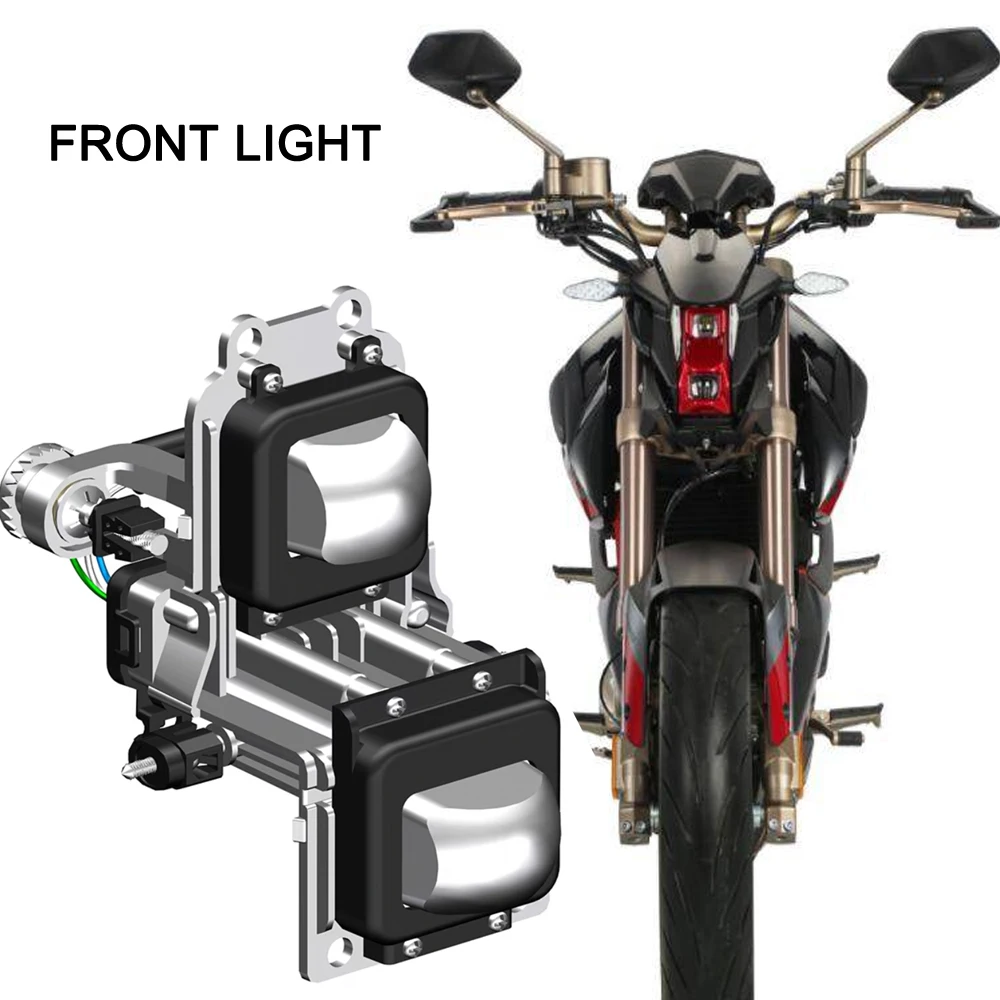 

Motorcycle Headlight SpotLights Hood Decoration Cover For ZONTES U125 125U ZT125U KD150U