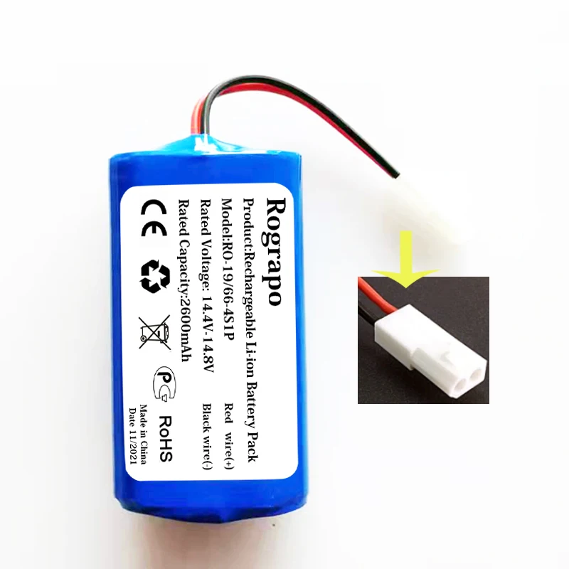 Nuovo pacco batteria agli ioni di litio da 3400mAh per Rowenta Tefal RG7275WH muslimyr6926wh RR6927WH RR6825WH Robot aspirapolvere