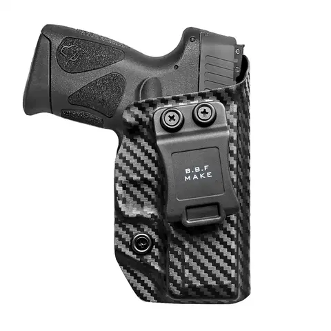 B.B.F Make Taurus G3C Holster, Taurus G2C Holster IWB Kydex Carbon Fiber For Taurus G3C / G2C / G2S / PT111 / PT140 9mm/.40