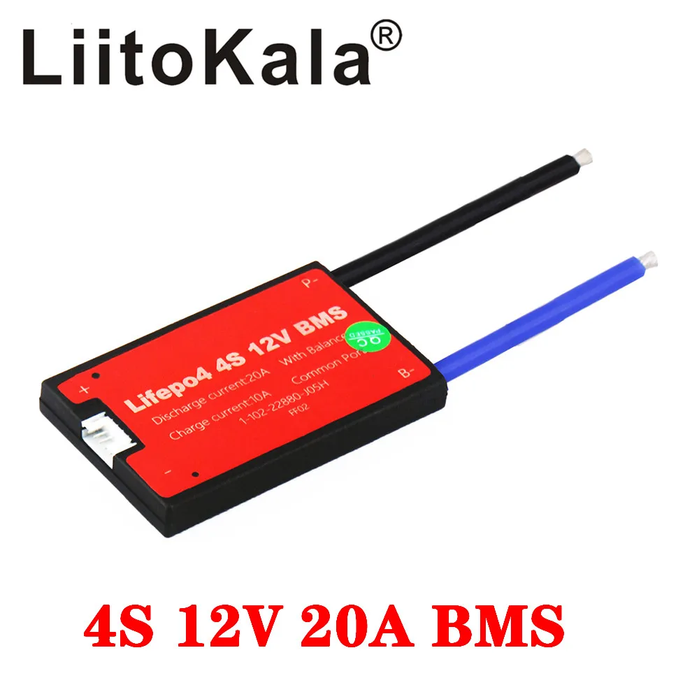 LiitoKala 12V 24V 36V 48V PCM/PCB/BMS dla 3.2V LiFePO4 LiNCM akumulator 18650 32700 26700 akumulator