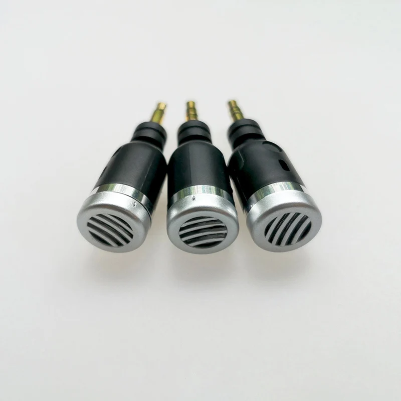 3,5mm Mono/ Stereo/ 4 Pole Mini Mikrofon Biege Biegsamen Mikrofon