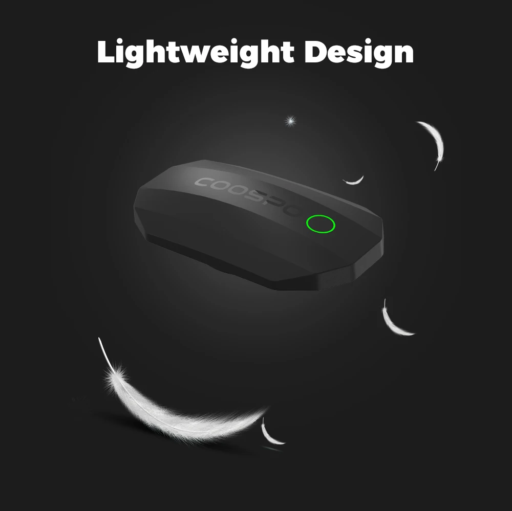 COOSPO H808S Herzfrequenzsensor Dual-Modus ANT Bluetooth mit Brustgurt Fahrradcomputer für Wahoo Garmin Zwift Sportmonitor – Detail 4