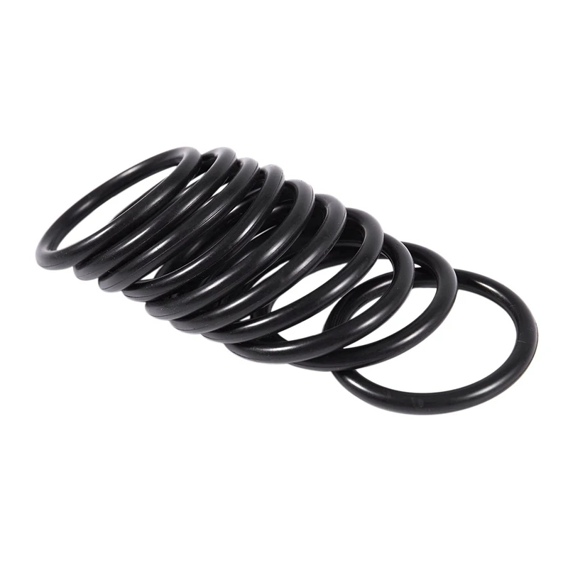 New 10 PCS Metric O Rings Black Nitrile Rubber 40 mm OD 4 mm thick