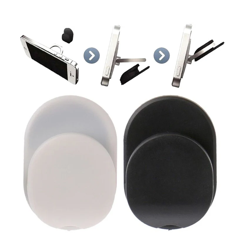 4/8pcs Auto Car Mount Sticky Holder Hook For phone Finger ring USB Cable Key Headphone Bag Hanger Invisible Hang Hooks Organizer