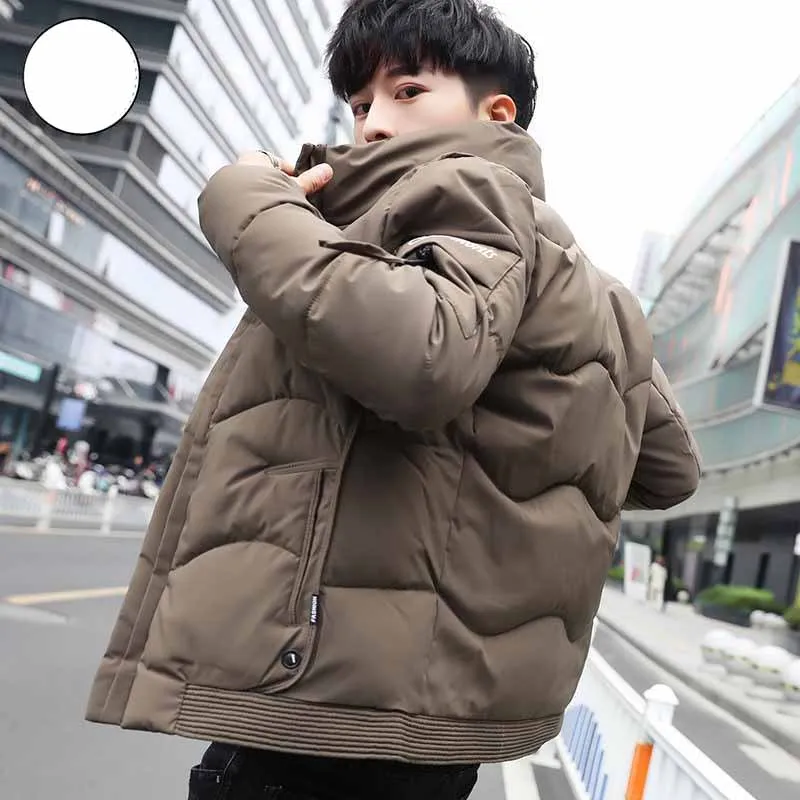 jacket Men coat outwear Harujuku Slim Windbreak Warm Parka Thick Winter simple High quality 4xl