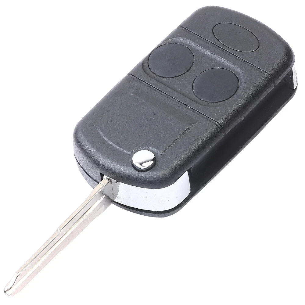 KEYECU Modified Folding Remote Key Shell For Land Rover Defender Discovery Freelander Rover 100 200 25 400 45 MG TF ZR