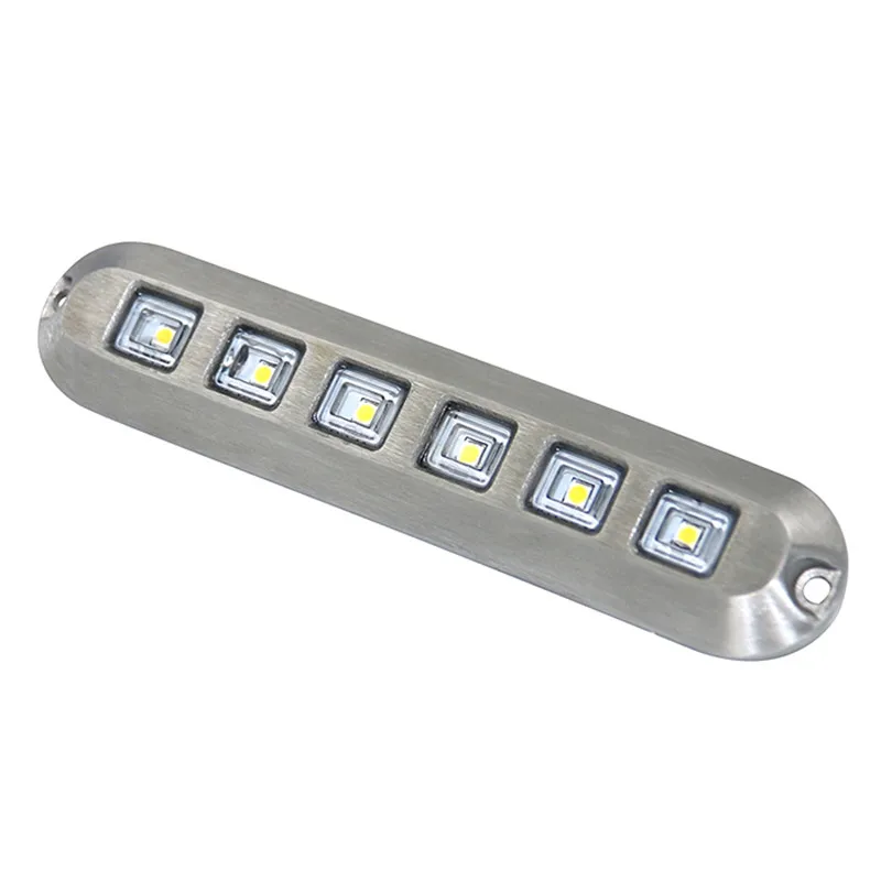 DY-SL120 6W 12W 18W RGB RGBW IP68 12-15V SS316L Stair Pathway Ocean Lamp Bar Submarine Dock Marine Boat LED Underwater Light