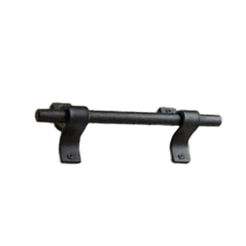 

1PC Sliding Barn Door Handle Cylindrical Cabinet Furniture Pull Handle Cast Iron Pull Gate Matte Black Replacement