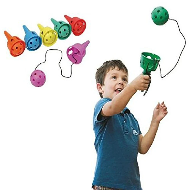 Fun Ball and Cup Toy Set for Children Outdoor Throw and Catch Ball Game Toy Softball Kendama for Beginner Kids Motor Skills Toy
